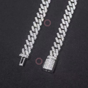 Offre Spéciale – Collier Classique Cubain Plaqué Or 14K, Bijoux Hip Hop de Luxe avec Breloque Zircon, Cadeau Tendance Streetwear - Product Image 1