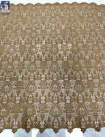 YX1457 Barocke Blumen-Guipure-Spitze 150GSM Polyester Wasserlösliche Stickerei für Damenkleider