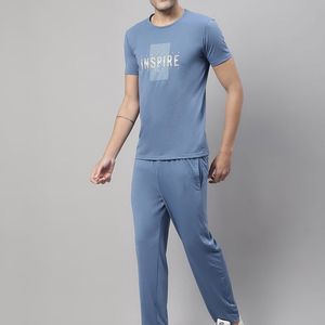 2026 New Arrival High Quality Custom Made Women's Night Sets Stylish Full-Printed T Shirt <b>Trouser</b> Set Casual Style 9 6 Years - Product Image 4