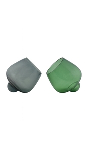 Verres à vin en borosilicate faits à la main de 420 ml, sans plomb, transparents, à pied, pour vin rouge et blanc, réutilisables, vente en gros - Product Image 2