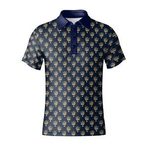 Camiseta de Golf Profesional Personalizada para Hombre, de Alta Calidad, Poliéster y Spandex, Transpirable y de Secado Rápido - Product Image 3