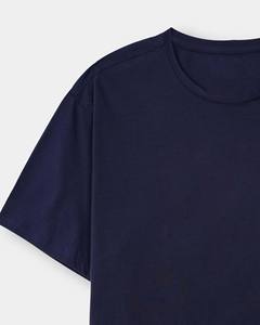 Camiseta de algodón 100% para hombre, de alta calidad, al por mayor, con cuello redondo, estampada, personalizada, ligera, de verano, OEM, lisa. - Product Image 3