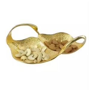 Fancy Metal Dry Fruits Bowl Snack Serving Dish Decorative Dining Table Gift Item - Product Image 6