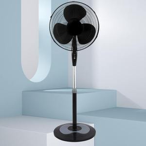 Premium 16 Inch High Speed <b>Stand</b> <b>Fan</b> Silent Oscillation 18mm Copper Motor 3 Speed Round Base CE Certified - Product Image 4