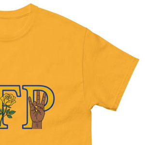 เสื้อยืดลายตัวอักษร Sigma Gamma Rho พร้อมไอคอนกราฟิกแบบกำหนดเอง เสื้อยืดผ้าฝ้ายแขนสั้น เสื้อแฟชั่นลำลอง เสื้อผ้ากรีกสำหรับผู้หญิง - Product Image 4