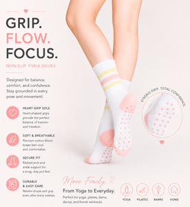 Chaussettes de yoga et de pilates antidérapantes et respirantes, faible MOQ pour l'été - Product Image 4