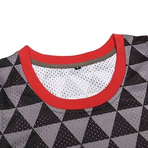 Wholesale Top Trending High Quality Reversible Printed Breathable Slim Fit V-neck <b>Basketball</b> Jerseys 100% Polyester Custom Logo - Product Image 4