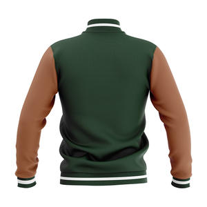 Veste de baseball universitaire vintage personnalisée pour homme, de haute qualité, col montant, personnalisable sur le devant, sports d'hiver, laine/polyester - Product Image 3