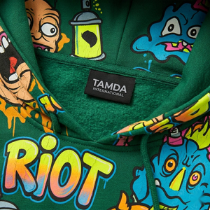 Ensemble survêtement 2 pièces : sweat à capuche oversize et short |   Ensemble de survêtement en molleton personnalisé à deux pièces avec capuche - Product Image 4