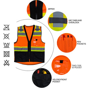 เสื้อกั๊กนิรภัยคุณภาพสูงสำหรับสวมใส่ประจำวัน ผลิตจากโพลีเอสเตอร์เนื้อนุ่ม ระบายอากาศได้ดี สไตล์สปอร์ต ดีไซน์ใหม่ล่าสุด - Product Image 6