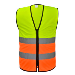 Chaleco de Seguridad Reflectante Rojo de Alta Visibilidad Unisex con Logotipo Personalizado, Ropa de Trabajo de Construcción con Envío Gratuito - Product Image 1