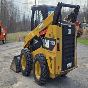 รถตักล้อยาง CAT 262D เครื่องยนต์ดีเซล สีเหลือง สำหรับงานหนัก อุปกรณ์ก่อสร้าง - Product Image 2