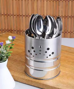 Support à cuillères en acier inoxydable, porte-ustensiles de cuisine, support à baguettes en acier inoxydable, organisateur de couverts, porte-cuillères - Product Image 4