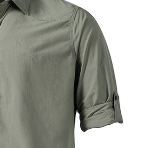 เสื้อผ้าลำลองผู้ชาย แห้งเร็ว ระบายอากาศได้ดี ผ้าฝ้าย 100% - Product Image 5