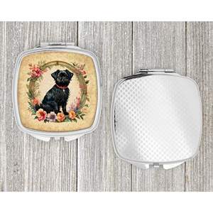 Affenpinscher Flowers Compact Travel Makeup <b>Mirror</b> Folding Handheld <b>Pocket</b> Decorative <b>Mirror</b> for Women and Girls Gift - Product Image 4