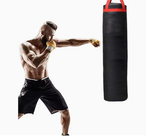 Saco de Boxeo Colgante de Cuero PU Premium, Equipo de Entrenamiento para Boxeo Profesional, Artes Marciales y Fitness - Product Image 5