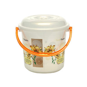 Cubos de plástico Premium de 20 litros con tapa, precios competitivos, entrega confiable de proveedores indios - Product Image 1