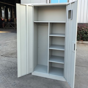 Nhà Máy Giá văn phòng lưu trữ tủ 2 cửa kim loại Tủ 5 lớp thép Tủ hồ sơ emari besi archivad - Product Image 4