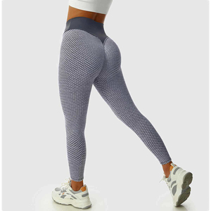Women Athletic Yoga Pants with Custom Logo Four Way Stretch Fitness <b>Leggings</b> for Gym and Daily Activities - Product Image 1