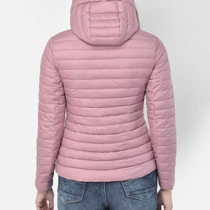 Chaquetas Acolchadas Personalizadas al por Mayor con Logotipo para Mujer, Chaquetas de Otoño de Piel de Oveja y Algodón de Primera Calidad, Resistentes al Viento, Impermeables y Transpirables - Product Image 2