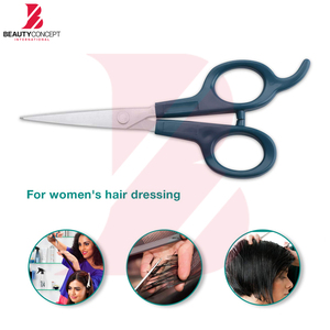 Ciseaux de barbier à manche en plastique personnalisable, ciseaux à cheveux en acier inoxydable de haute qualité pour usage professionnel en salon de coiffure - Product Image 3