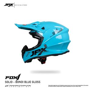 Le JPX Fox1 Solid Bondi Blue Gloss, doté d'un design élégant et d'une finition métallique audacieuse pour une protection optimale. - Product Image 2
