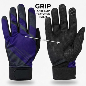 Gants de cricket antidérapants très demandés, avec bande adhésive, prix raisonnable, poignet ajustable et très extensible, pour le cricket. - Product Image 3