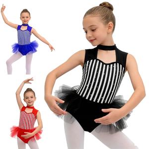 Traje de Maestra de Ceremonias de Circo para Niñas de 6 a 16 Años, Mono con Volantes, Body para Carnavales, Eventos de Disfraces, Baile Latino - Product Image 1