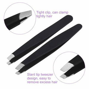 Colorful Stainless Steel <b>Mink</b> <b>eyelash</b> <b>extension</b> Straight Or bend Optional tweezers professional Eye Lashes Tweezers - Product Image 4