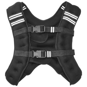 Gilet lesté réfléchissant de 12 lb, réglable, équipement de fitness corporel, entraînement pour hommes et femmes, pour la boxe - Product Image 1