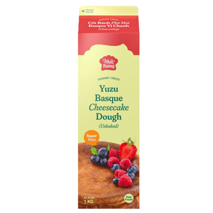 Crème non laitière HALAL, pâte à cheesecake basque au yuzu, 1 kg, pour usage en boulangerie, fabrication, vente, service OEM/ODM, fournisseur exportateur, bon prix - Product Image 1