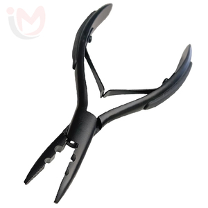 Pince à micro-perles pour extensions capillaires de haute qualité, qualité professionnelle, en acier inoxydable et silicone, IMANS ENTERPRISES IE-HX-0158 - Product Image 1