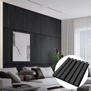 Paneles Acústicos Naturales de Madera de Caucho Directo de Fábrica para Insonorización de Gimnasios, Poliéster para Reducción de Ruido en Salas de Estar, Dormitorios y Apartamentos - Product Image 1