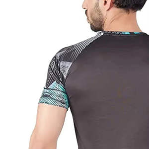 Camisetas de Gimnasio para Hombre 100% Algodón, Impresión de Logotipo Personalizado, Secado Rápido, Transpirables, Manga Corta, para Correr y Trotar - Product Image 4