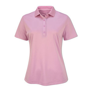Camiseta de Polo de Golf para Mujer, Manga Corta, Tejida, Transpirable, Deportiva, Informal, con Logotipo Personalizado, Ropa Deportiva Femenina, OEM, ODM, Venta al Por Mayor - Product Image 2