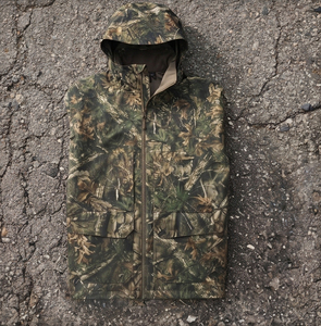 <b>Men's</b> Camouflage Hunting Jacket Zipper Closure Windproof Hood Polyester Hunting Jacket <b>Mens</b> Pockets Hunting Jackets <b>Men</b> - Product Image 5