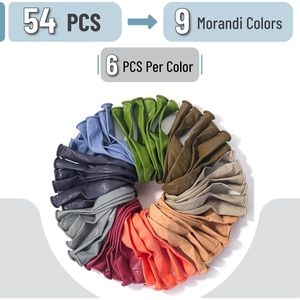 Palloncini per Feste Colore Morandi 12 Pollici Confezione da 54 per Decorazioni Festive - Product Image 3