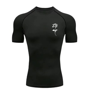 Fully Customizable Ultra-Stretch Performance Rashguard with Precision Sublimation Printing Short Sleeve Rashguard - Product Image 6