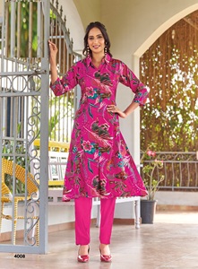 Salwar Kameez Moderno de Rayón con Estampado de Lámina Descolorida de Rayón para Baile de Graduación y Graduación - Product Image 6