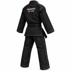 Nouveau Kimono de Jiu-Jitsu Brésilien Personnalisé, Uniforme de Jiu-Jitsu 450 GSM en Tissu Perlé, Tenue d'Entraînement et de Compétition pour Arts Martiaux - Product Image 3