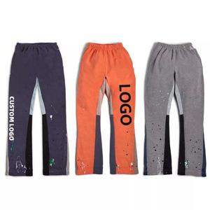 Men's Mid Waist Breathable Lightweight Baggy Sweatpants Solid Color <b>Drawstring</b> <b>Trousers</b> with Pockets for Casual Athleisure Look - Product Image 6