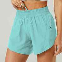 Nouveaux shorts de course actifs confortables à séchage rapide et extensibles avec tissu doux, taille élastique et design antidérapant pour femmes