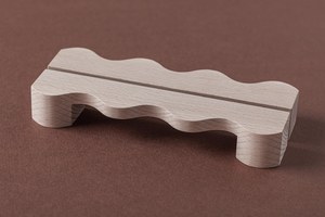 Tirador de Mueble Curvo de Madera de Lujo, Herraje de Gabinete de Roble, Tirador de Cajón con Textura Ondulada, Tirador de Armario de Madera Natural, Estilo Rústico Moderno - Product Image 5