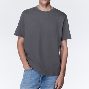 Camisetas Personalizadas para Hombre, Corte Regular, 100% Algodón, Estilo Hip Hop, Antiarrugas, Cuello Redondo, 320g, Impresión en Serigrafía, Manga Corta, Logotipo Personalizado - Product Image 3