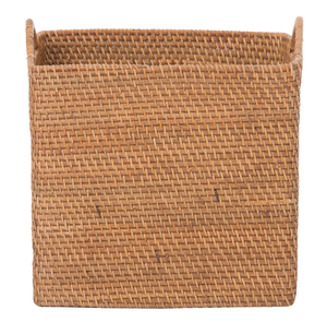 Panier de rangement en rotin naturel fait main avec poignées, grand panier à linge, panier de rangement pour la maison, décoration intérieure - Product Image 3