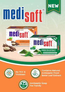 Wholesale High Quality Medisoft Natural Bar <b>Soap</b> Solid with Betel Leaf Extract for All Skin Type Body Wash Daily Hygiene - Product Image 4