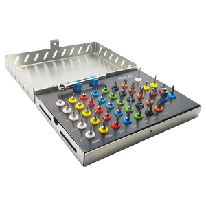 Kit de forets coniques universels de haute qualité, 42 pièces, ensemble de forets chirurgicaux, cliquet à couple, kit d'implants dentaires, qualité supérieure - Product Image 1