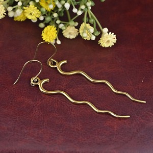 Colección Clásica de Metal Craft: Pendientes de Latón Atemporales, Estilo Sólido, Precio de Fábrica al por Mayor - Product Image 5
