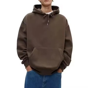 Men's 360 Grams Woven Breathable Pullover <b>Hoodies</b> Custom Logo Pattern Solid Custom Colors No <b>Strings</b> Knitted Blank Printing - Product Image 4
