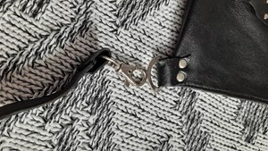 Étui pour ciseaux de barbier en cuir véritable fait main, pochette pour ciseaux de coiffeur avec ceinture de taille et bandoulière amovibles LBSH-0002 - Product Image 5
